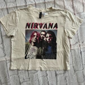 H&M Nirvana cop top